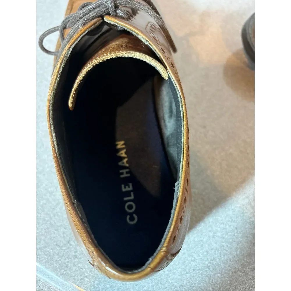 Mens Cole‎ Haan Dress Shoes - Brown - Size 8W